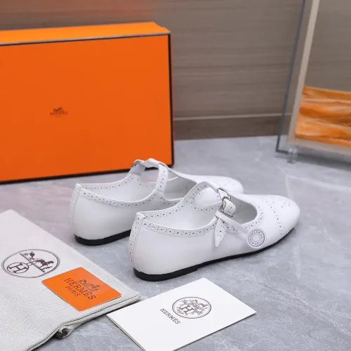 Replica Hermes Flat Shoes For Women #1473194 $112.00 USD for Wholesale