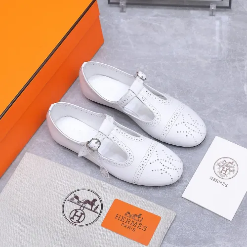Replica Hermes Flat Shoes For Women #1473194 $112.00 USD for Wholesale