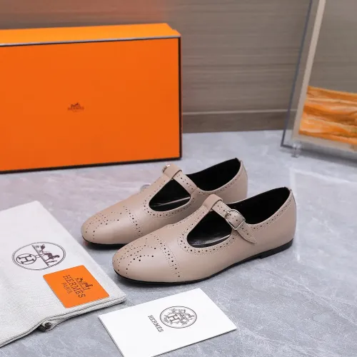 Wholesale Hermes Flat Shoes For Women #1473195 $112.00 USD, Wholesale Quality Replica Hermes Flat Shoes