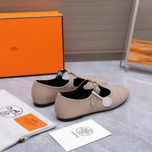 Replica Hermes Flat Shoes For Women #1473195 $112.00 USD for Wholesale