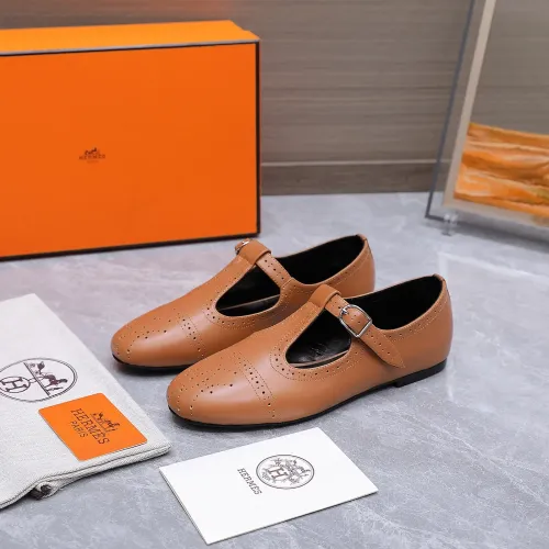 Wholesale Hermes Flat Shoes For Women #1473196 $112.00 USD, Wholesale Quality Replica Hermes Flat Shoes
