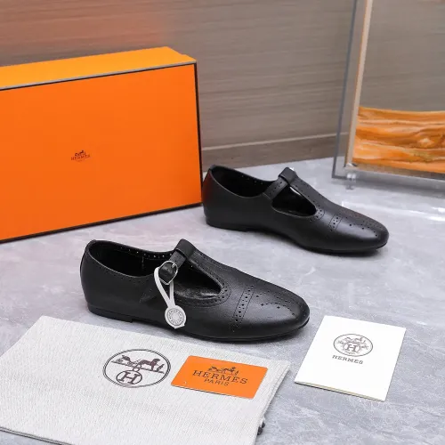 Replica Hermes Flat Shoes For Women #1473197 $112.00 USD for Wholesale