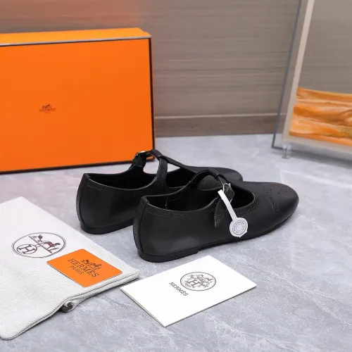 Replica Hermes Flat Shoes For Women #1473197 $112.00 USD for Wholesale