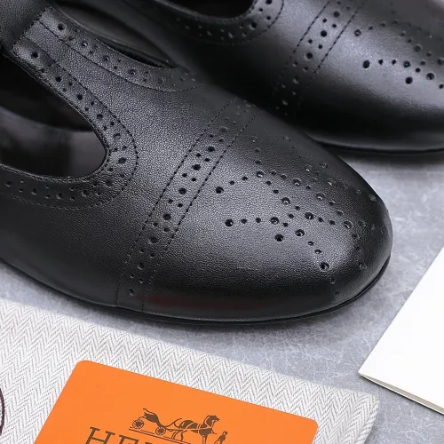 Replica Hermes Flat Shoes For Women #1473197 $112.00 USD for Wholesale