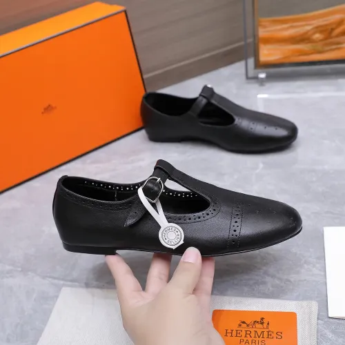Replica Hermes Flat Shoes For Women #1473197 $112.00 USD for Wholesale
