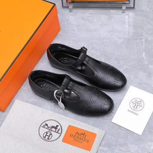 Replica Hermes Flat Shoes For Women #1473197 $112.00 USD for Wholesale