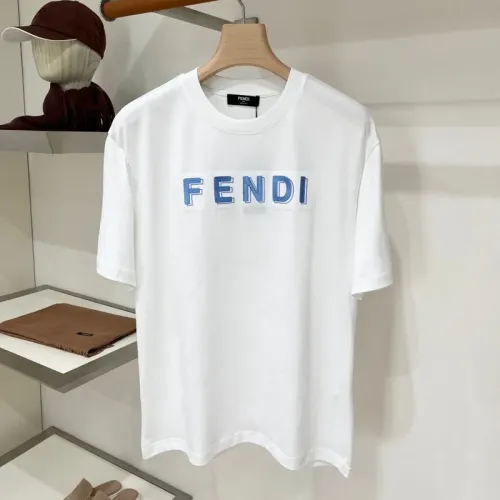 Wholesale Fendi T-Shirts Short Sleeved For Unisex #1473200 $41.00 USD, Wholesale Quality Replica Fendi T-Shirts