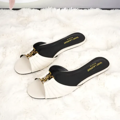 Wholesale Yves Saint Laurent YSL Slippers For Women #1473283 $85.00 USD, Wholesale Quality Replica Yves Saint Laurent YSL Slippers