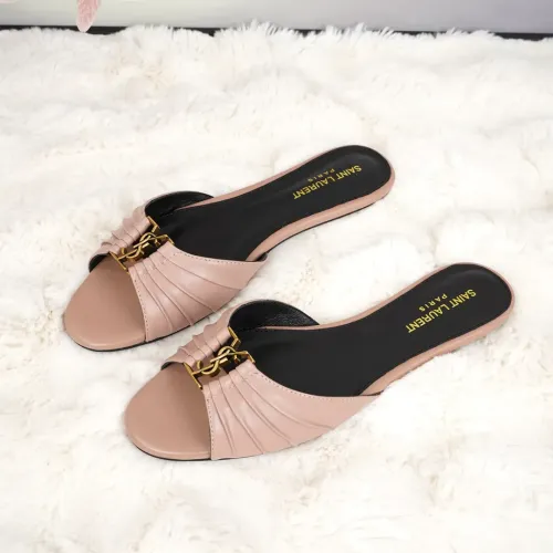 Wholesale Yves Saint Laurent YSL Slippers For Women #1473287 $85.00 USD, Wholesale Quality Replica Yves Saint Laurent YSL Slippers