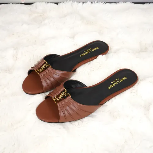 Wholesale Yves Saint Laurent YSL Slippers For Women #1473289 $85.00 USD, Wholesale Quality Replica Yves Saint Laurent YSL Slippers