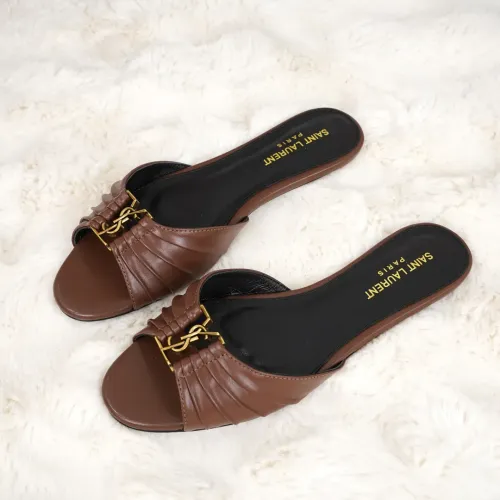 Wholesale Yves Saint Laurent YSL Slippers For Women #1473291 $85.00 USD, Wholesale Quality Replica Yves Saint Laurent YSL Slippers