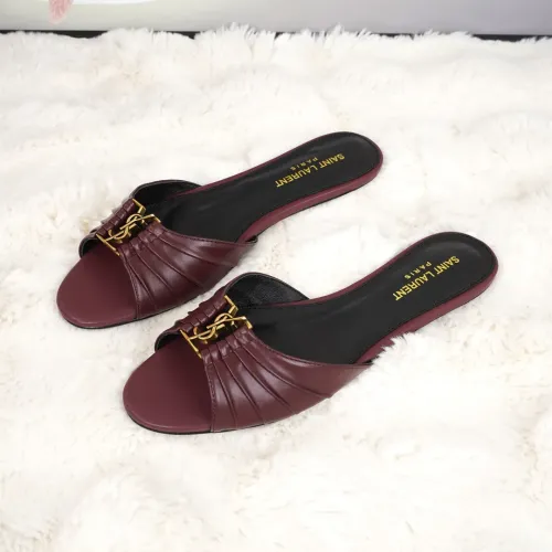 Wholesale Yves Saint Laurent YSL Slippers For Women #1473292 $85.00 USD, Wholesale Quality Replica Yves Saint Laurent YSL Slippers