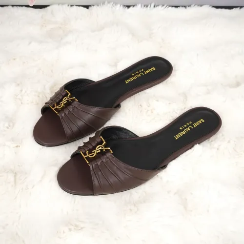 Wholesale Yves Saint Laurent YSL Slippers For Women #1473294 $85.00 USD, Wholesale Quality Replica Yves Saint Laurent YSL Slippers