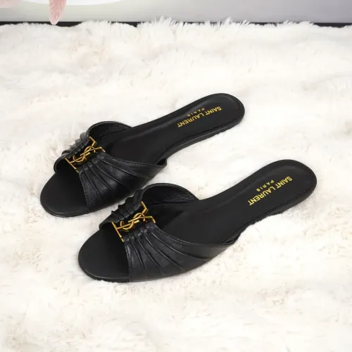 Wholesale Yves Saint Laurent YSL Slippers For Women #1473297 $85.00 USD, Wholesale Quality Replica Yves Saint Laurent YSL Slippers