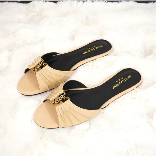 Wholesale Yves Saint Laurent YSL Slippers For Women #1473299 $85.00 USD, Wholesale Quality Replica Yves Saint Laurent YSL Slippers