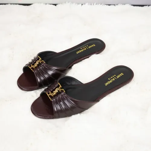 Wholesale Yves Saint Laurent YSL Slippers For Women #1473303 $85.00 USD, Wholesale Quality Replica Yves Saint Laurent YSL Slippers