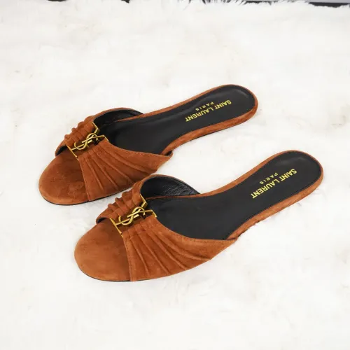 Wholesale Yves Saint Laurent YSL Slippers For Women #1473307 $88.00 USD, Wholesale Quality Replica Yves Saint Laurent YSL Slippers