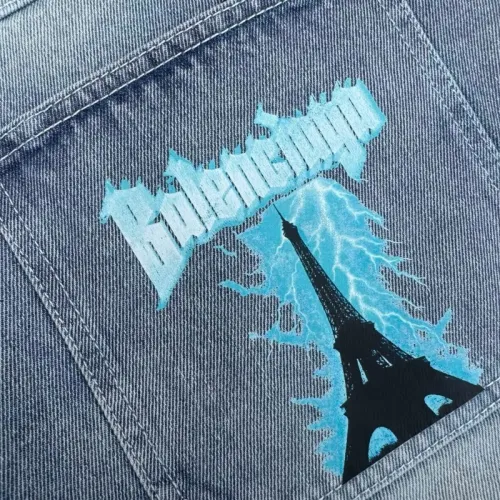 Replica Balenciaga Jeans For Men #1473308 $52.00 USD for Wholesale
