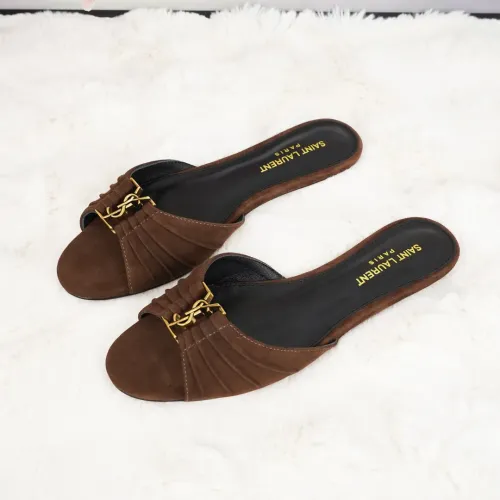 Wholesale Yves Saint Laurent YSL Slippers For Women #1473309 $88.00 USD, Wholesale Quality Replica Yves Saint Laurent YSL Slippers