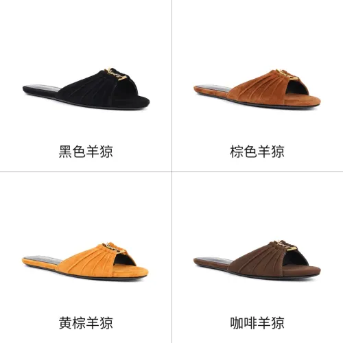 Replica Yves Saint Laurent YSL Slippers For Women #1473309 $88.00 USD for Wholesale
