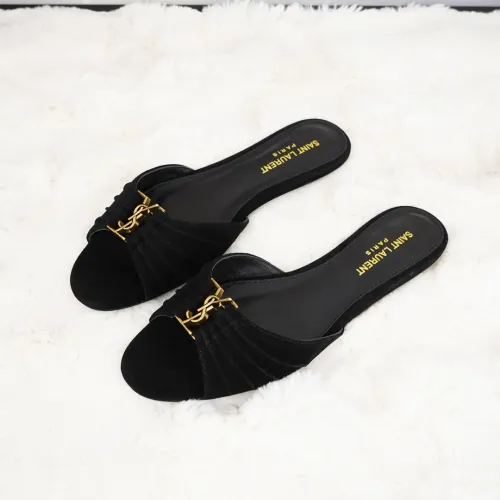 Wholesale Yves Saint Laurent YSL Slippers For Women #1473310 $88.00 USD, Wholesale Quality Replica Yves Saint Laurent YSL Slippers