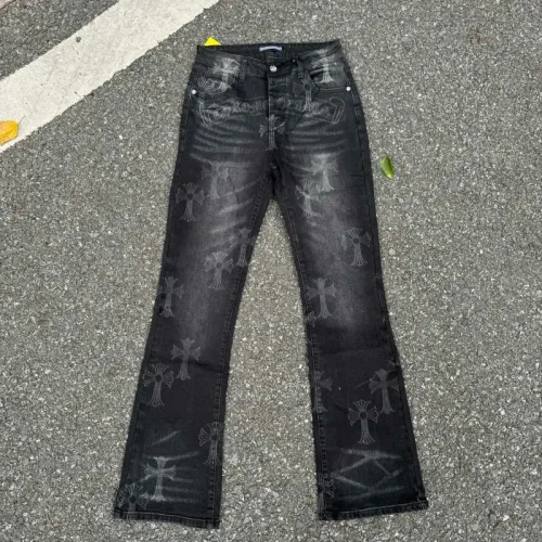 Wholesale Chrome Hearts Jeans For Unisex #1473315 $64.00 USD, Wholesale Quality Replica Chrome Hearts Jeans