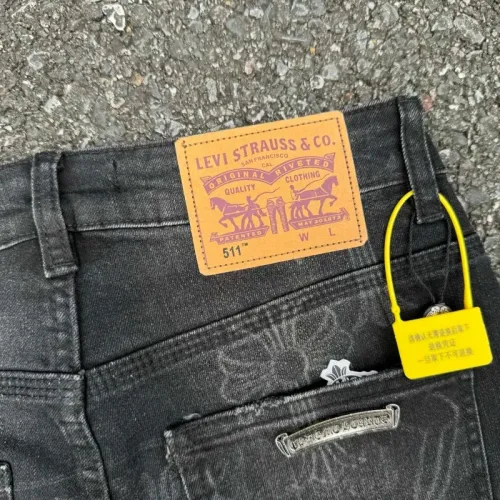 Replica Chrome Hearts Jeans For Unisex #1473315 $64.00 USD for Wholesale