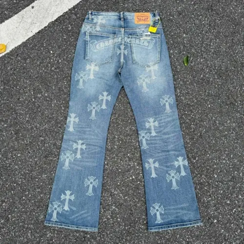 Replica Chrome Hearts Jeans For Unisex #1473316 $64.00 USD for Wholesale