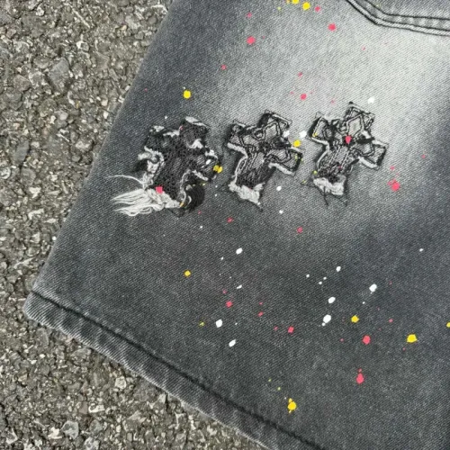 Replica Chrome Hearts Jeans For Men #1473317 $60.00 USD for Wholesale