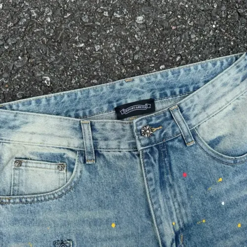 Replica Chrome Hearts Jeans For Men #1473318 $60.00 USD for Wholesale