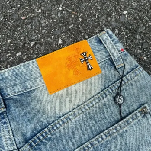 Replica Chrome Hearts Jeans For Men #1473318 $60.00 USD for Wholesale