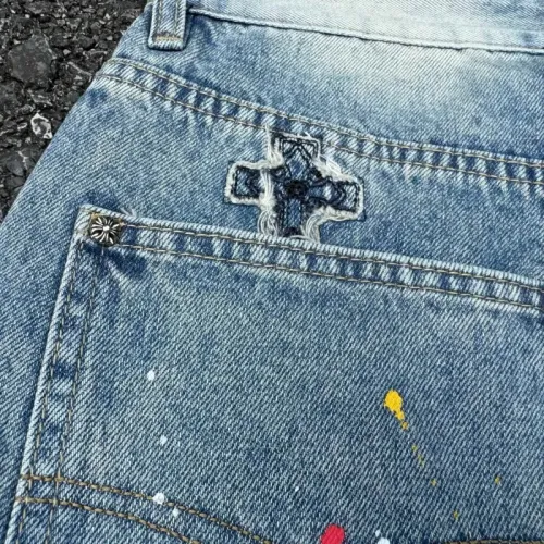 Replica Chrome Hearts Jeans For Men #1473318 $60.00 USD for Wholesale