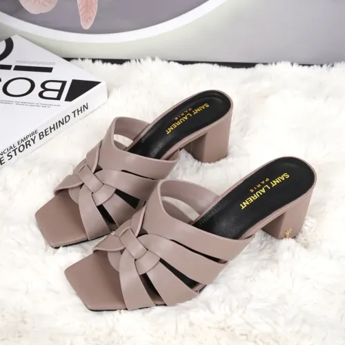 Wholesale Yves Saint Laurent YSL Slippers For Women #1473319 $88.00 USD, Wholesale Quality Replica Yves Saint Laurent YSL Slippers