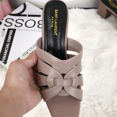 Replica Yves Saint Laurent YSL Slippers For Women #1473319 $88.00 USD for Wholesale
