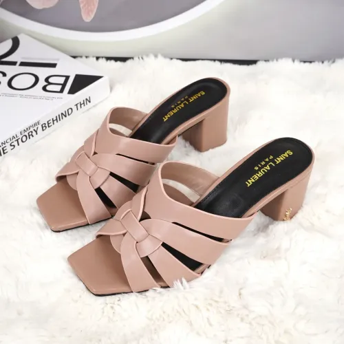 Wholesale Yves Saint Laurent YSL Slippers For Women #1473320 $88.00 USD, Wholesale Quality Replica Yves Saint Laurent YSL Slippers