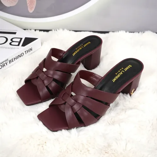 Wholesale Yves Saint Laurent YSL Slippers For Women #1473322 $88.00 USD, Wholesale Quality Replica Yves Saint Laurent YSL Slippers