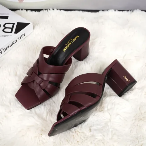 Replica Yves Saint Laurent YSL Slippers For Women #1473322 $88.00 USD for Wholesale