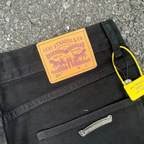 Replica Chrome Hearts Jeans For Men #1473323 $52.00 USD for Wholesale