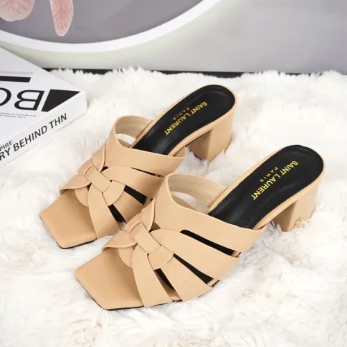 Wholesale Yves Saint Laurent YSL Slippers For Women #1473335 $88.00 USD, Wholesale Quality Replica Yves Saint Laurent YSL Slippers