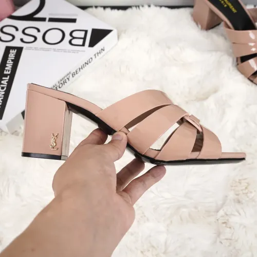 Replica Yves Saint Laurent YSL Slippers For Women #1473336 $88.00 USD for Wholesale