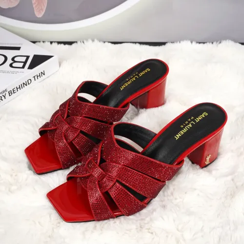 Wholesale Yves Saint Laurent YSL Slippers For Women #1473341 $88.00 USD, Wholesale Quality Replica Yves Saint Laurent YSL Slippers