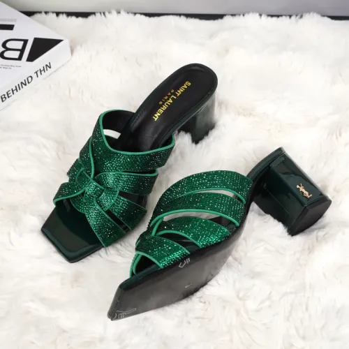 Replica Yves Saint Laurent YSL Slippers For Women #1473342 $88.00 USD for Wholesale