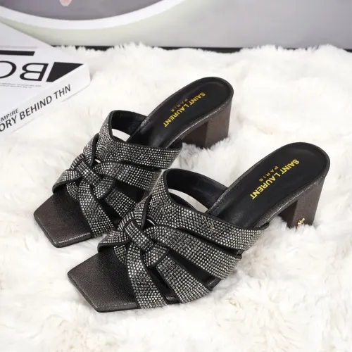 Wholesale Yves Saint Laurent YSL Slippers For Women #1473343 $88.00 USD, Wholesale Quality Replica Yves Saint Laurent YSL Slippers