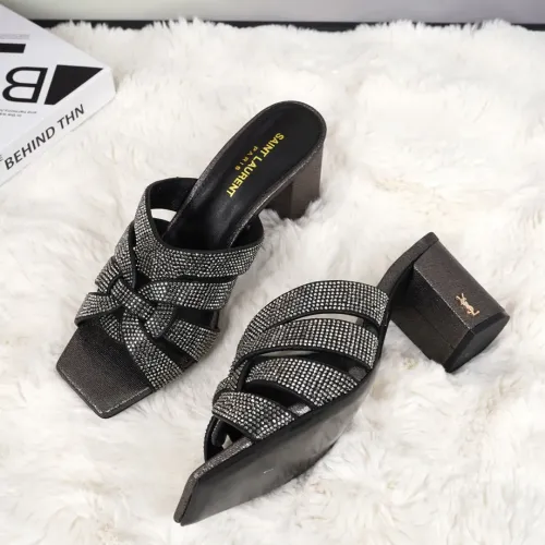 Replica Yves Saint Laurent YSL Slippers For Women #1473343 $88.00 USD for Wholesale