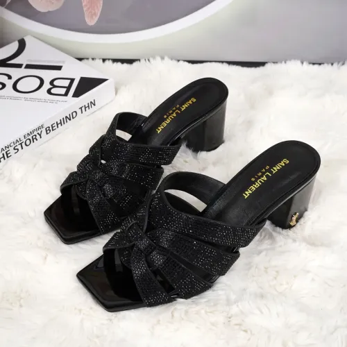 Wholesale Yves Saint Laurent YSL Slippers For Women #1473344 $88.00 USD, Wholesale Quality Replica Yves Saint Laurent YSL Slippers