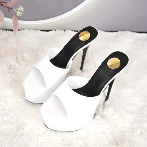 Wholesale Yves Saint Laurent YSL Slippers For Women #1473345 $130.00 USD, Wholesale Quality Replica Yves Saint Laurent YSL Slippers