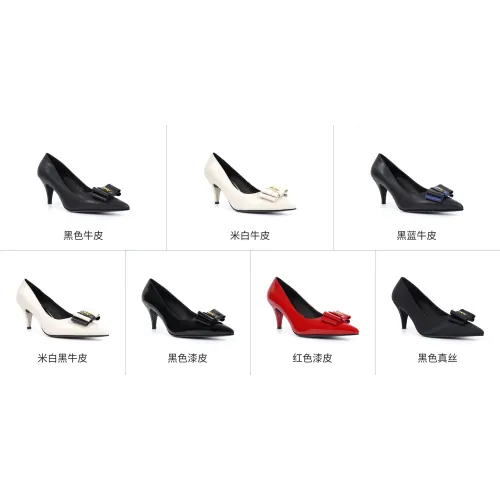 Replica Yves Saint Laurent YSL High-Heeled Shoes For Women #1473351 $100.00 USD for Wholesale