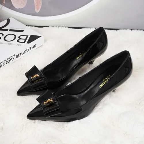 Replica Yves Saint Laurent YSL High-Heeled Shoes For Women #1473357 $100.00 USD for Wholesale