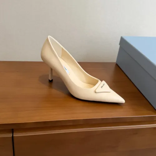 Replica Prada High-heeled Shoes For Women #1473373 $105.00 USD for Wholesale