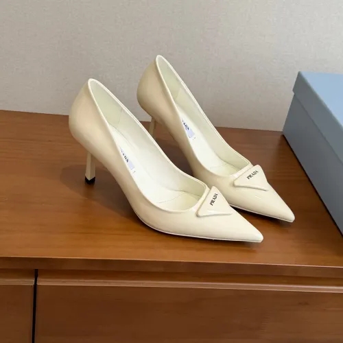 Wholesale Prada High-heeled Shoes For Women #1473374 $105.00 USD, Wholesale Quality Replica Prada High-heeled Shoes